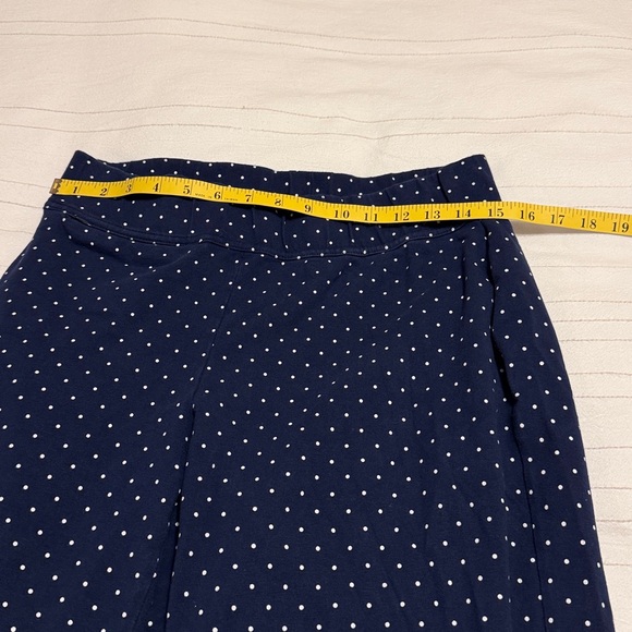 Lands' End Navy with White Dots Pants - Picture 4 of 5
